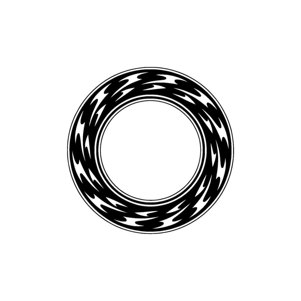 Abstract Spiral Vortex, Minimalist vector