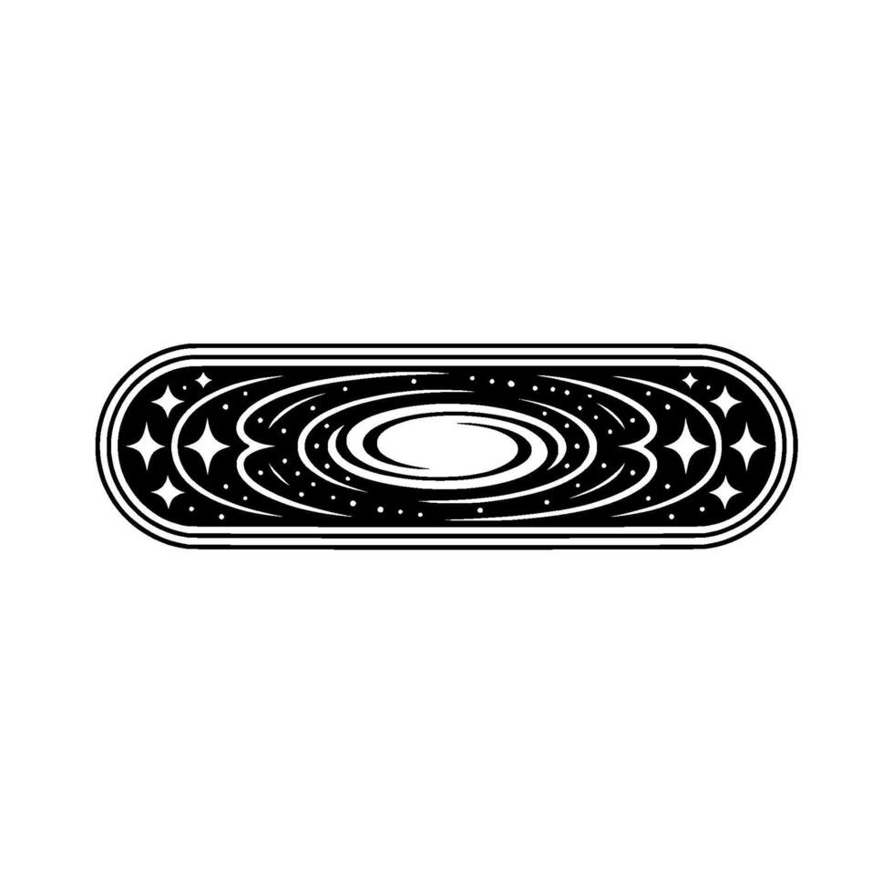 Cosmic Skateboard - Celestial Wheel vector
