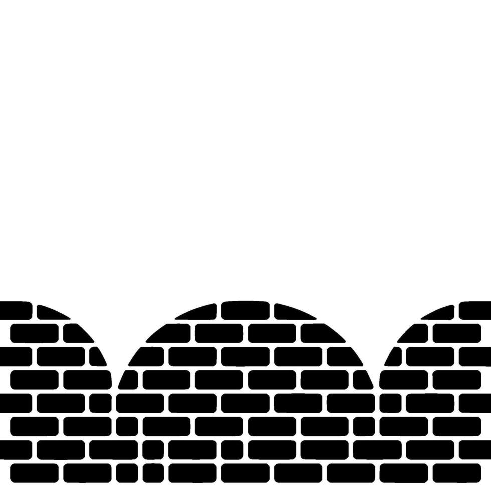 Minimalist Brick Wall Silhouette, Subtle Texture vector