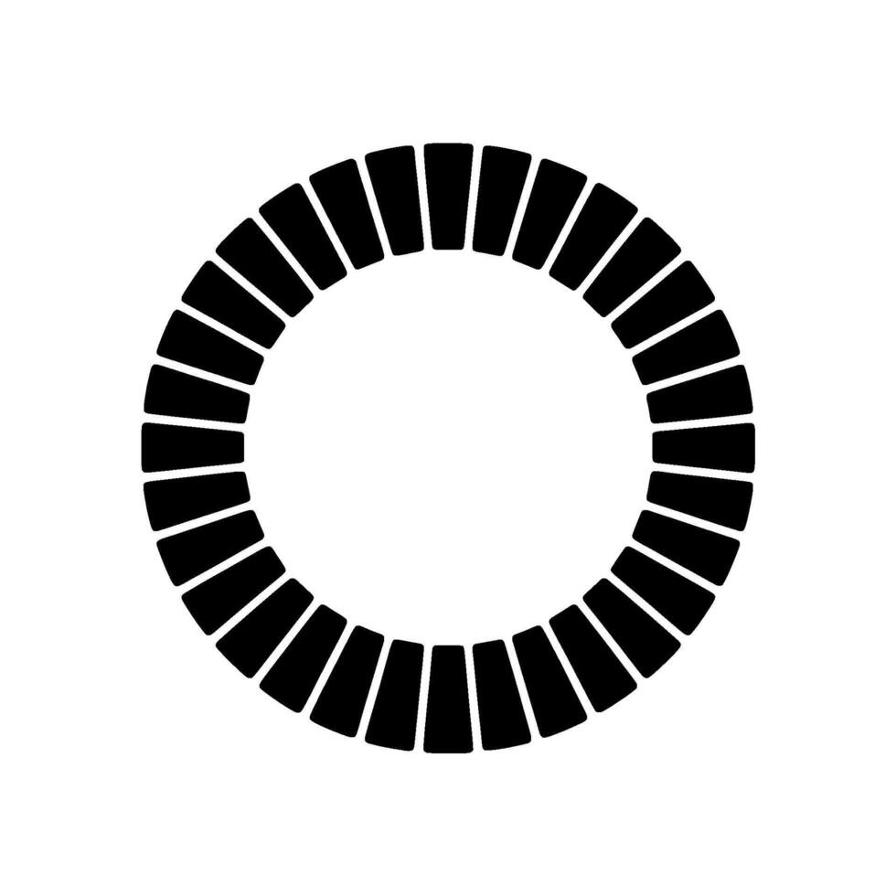 Circular Progress Indicator, Minimalist vector