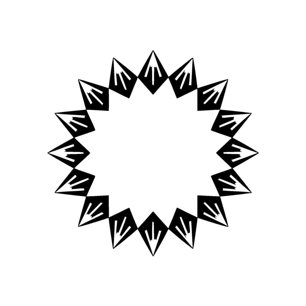 Geometric Starburst, Monochromatic Depth vector