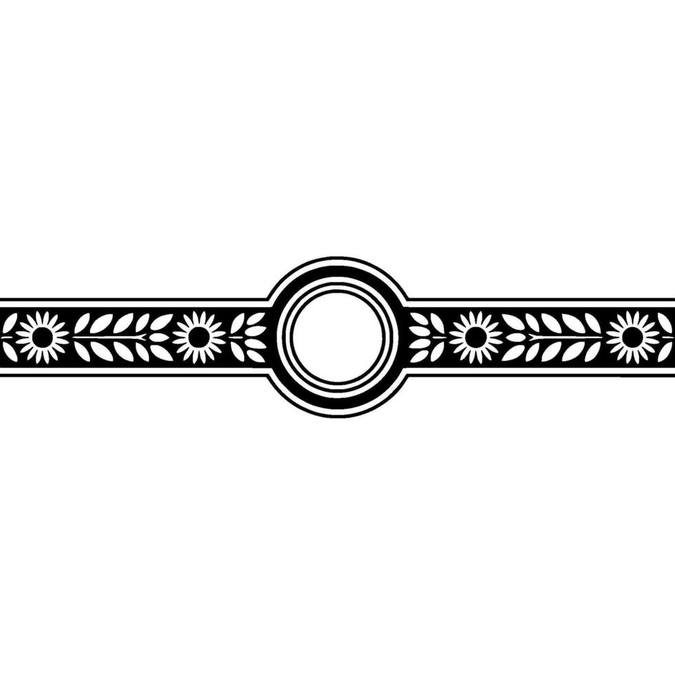 Geometric Border, Classical Motif, Elegant vector
