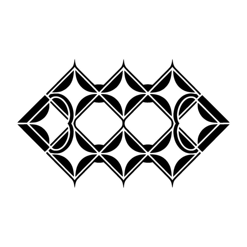 Geometric Deco Emblem, Minimalist , Abstract Pattern vector
