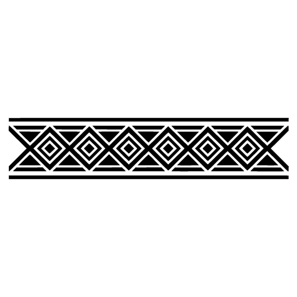 Geometric Deco Border, Minimalist Pattern, Elegant, Line vector