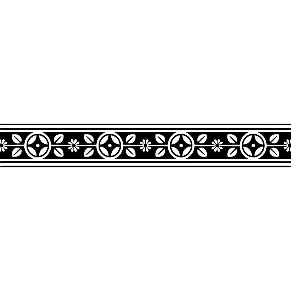 Geometric Deco Border, Subtle Elegance vector
