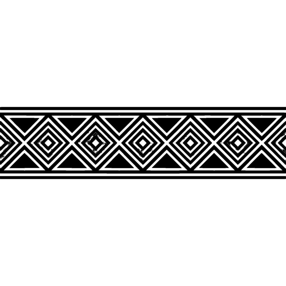 Geometric Deco Border, Vintage Pattern, Minimalist vector