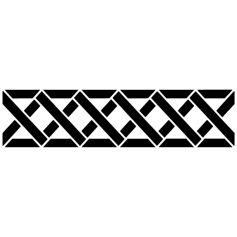 Geometric Lattice Border, Minimalist vector