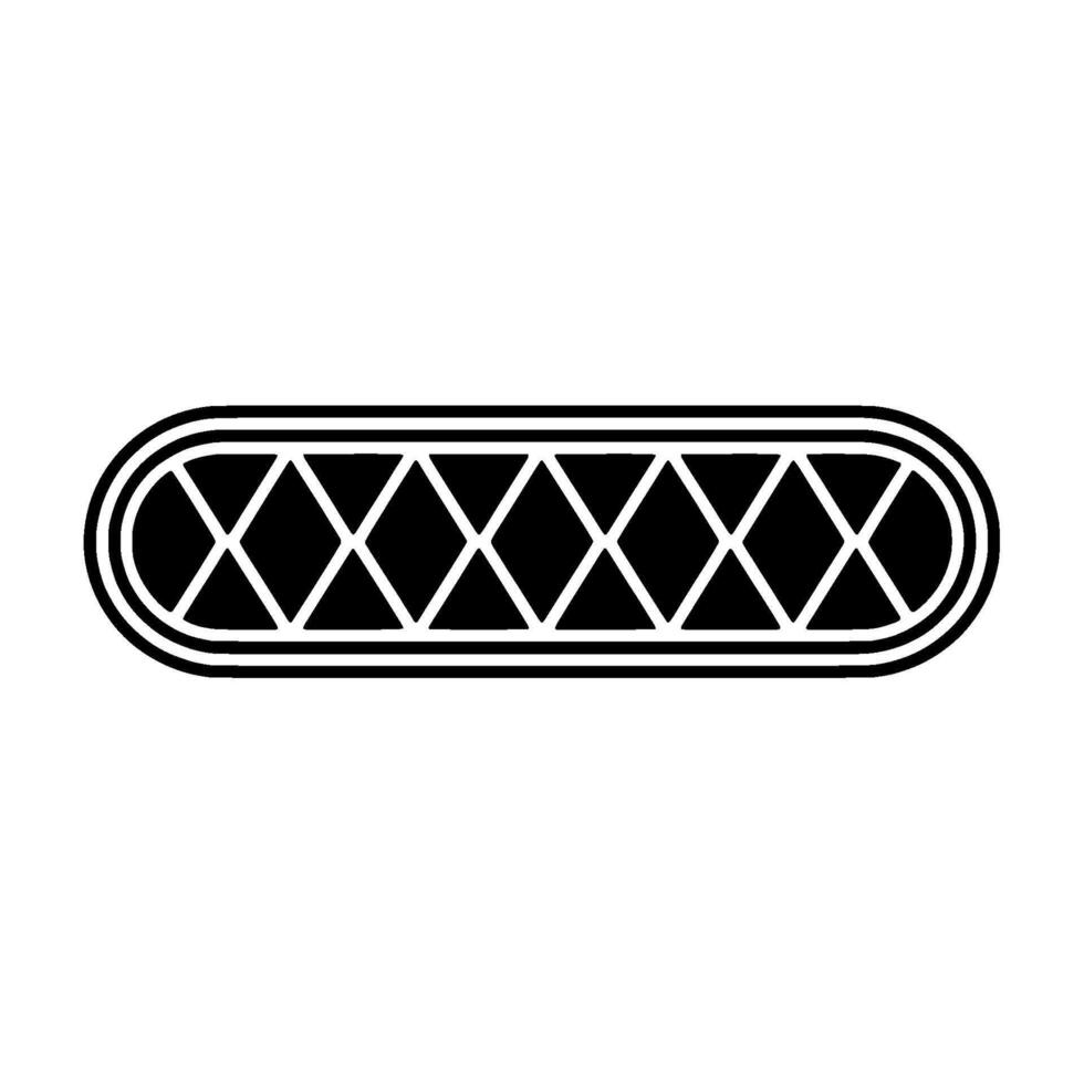 Geometric Railing, Minimalist , Modern Emblem vector