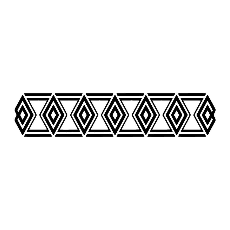 Geometric Deco Border Elegant Pattern vector