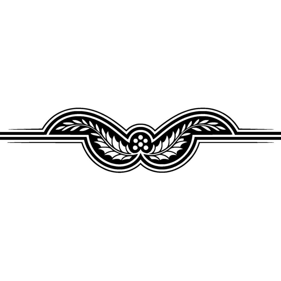 Elegant Art Deco Border, Vintage Element - Decorative vector