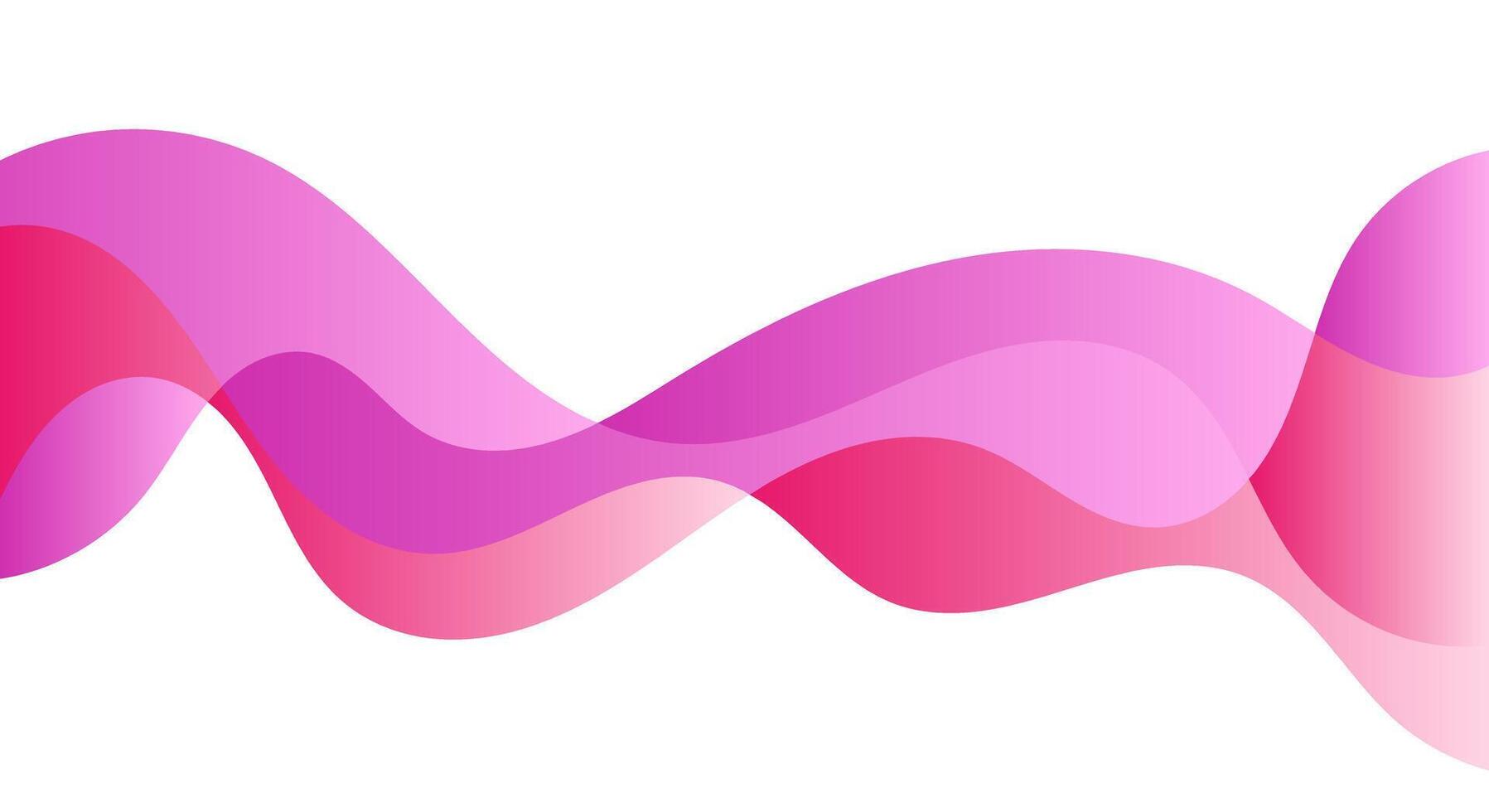 Pink elegant wave business banner background vector