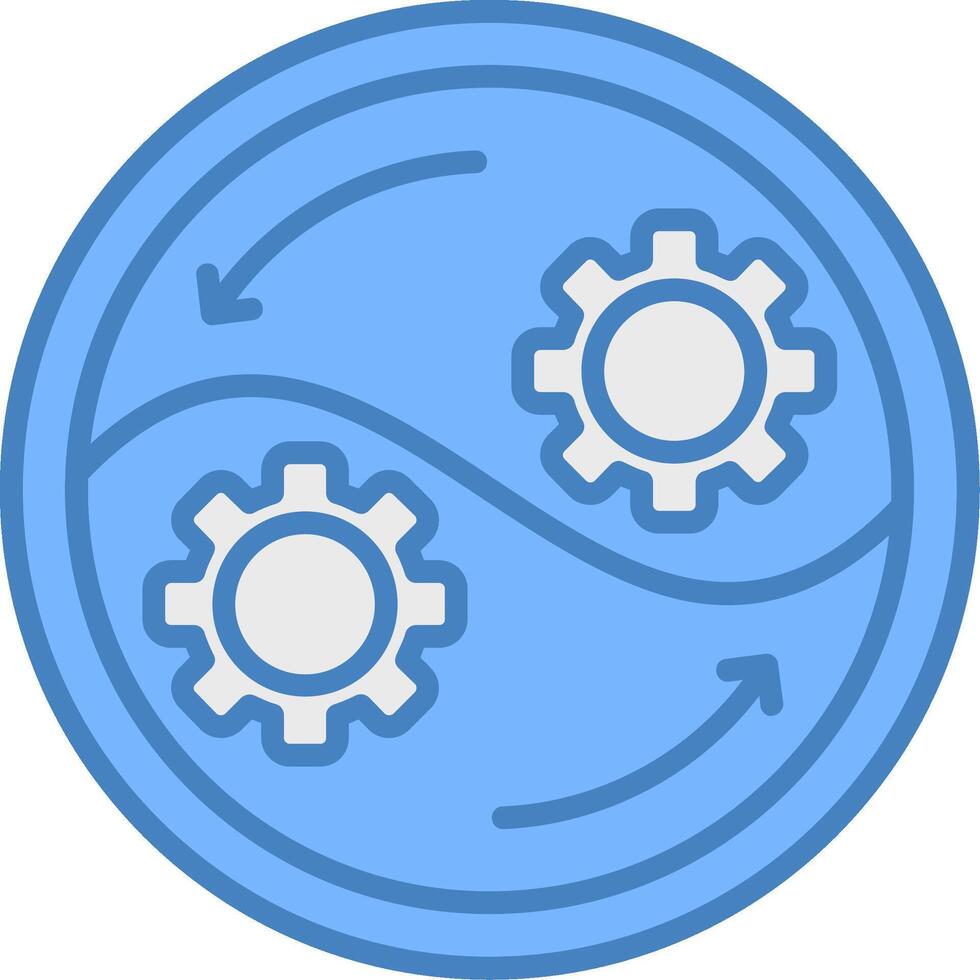 Automation Highlighted Badge Graphic vector