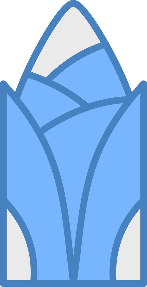 Bamboo Shoots Minimal Interface Shape vector