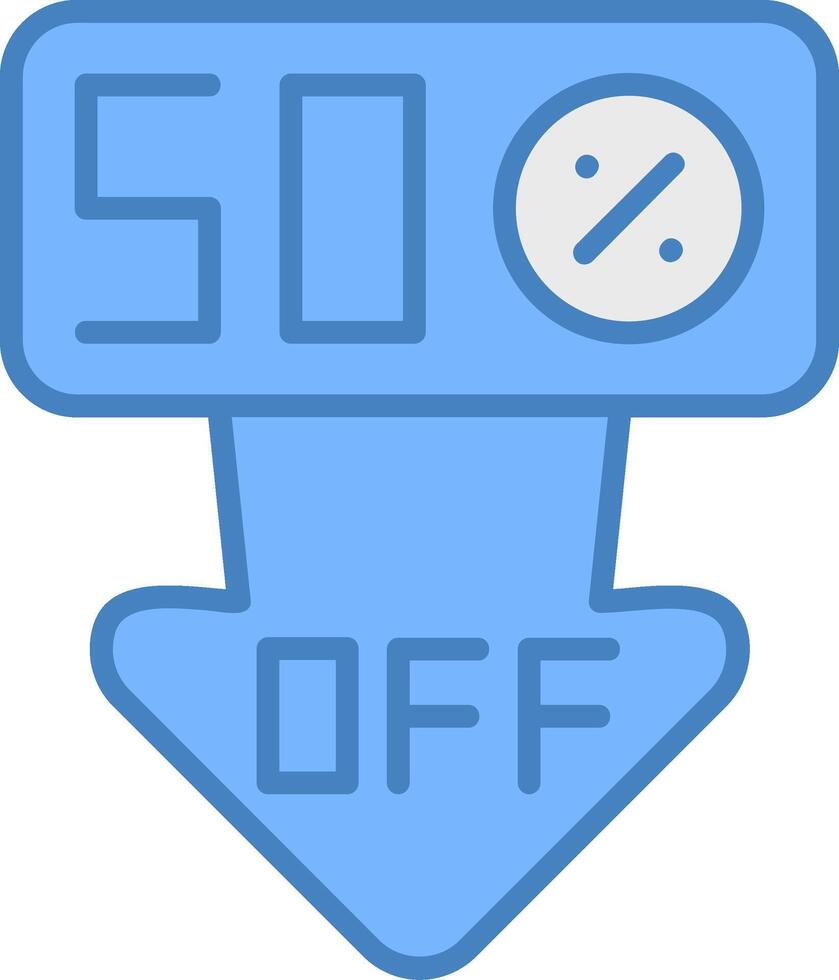 Discount Streamlined Mark vector