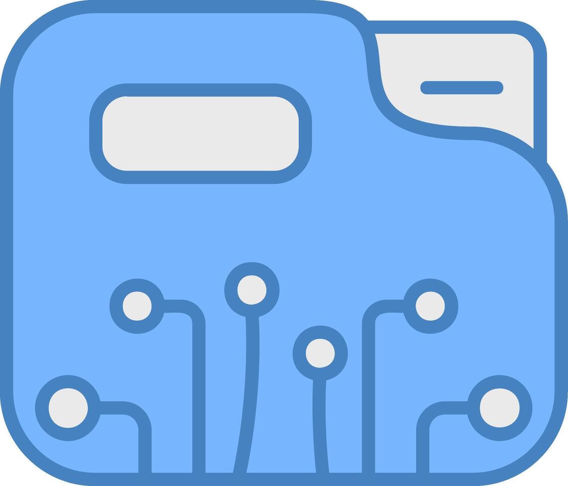 Folder Vibrant Web Token vector