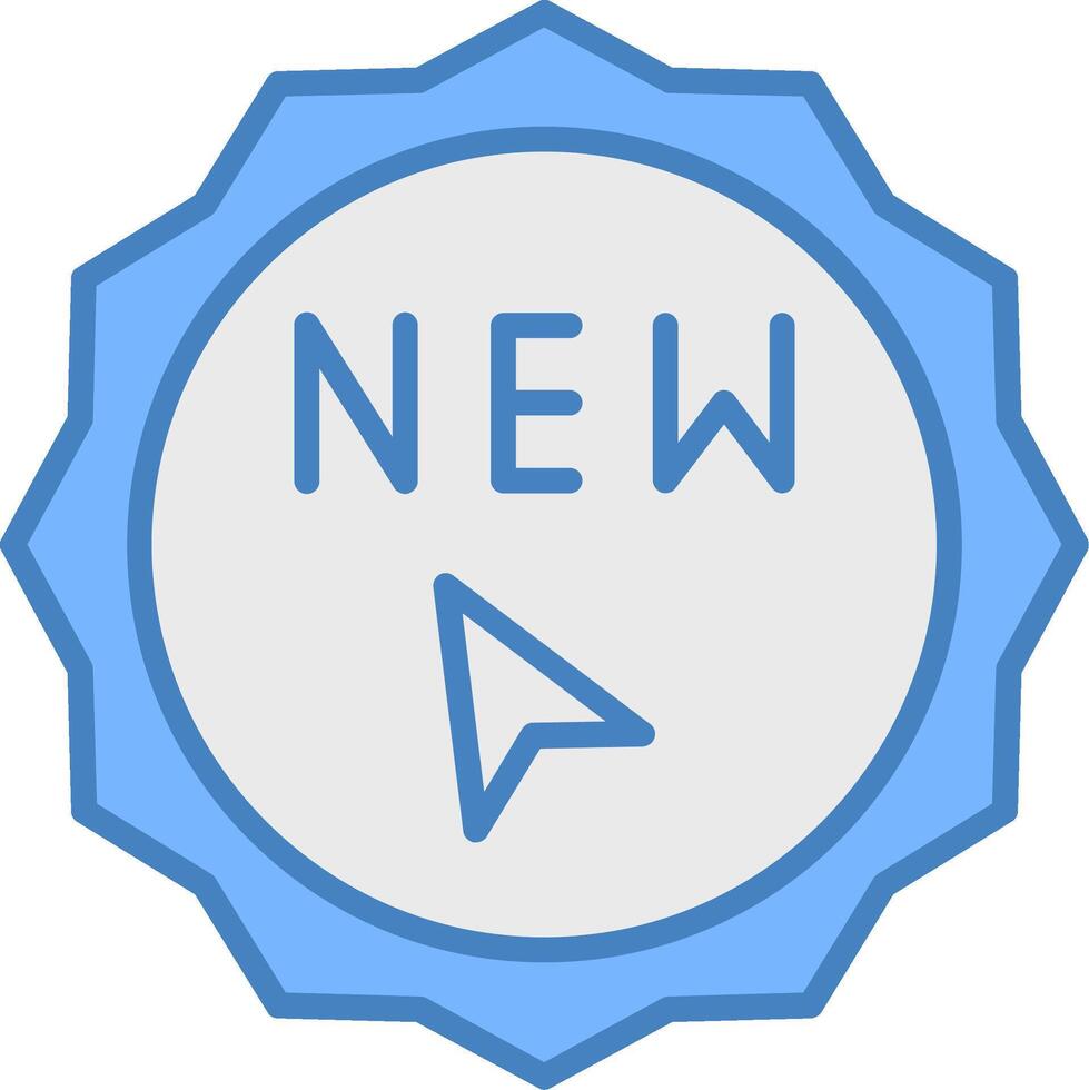 New User Interface Mark vector