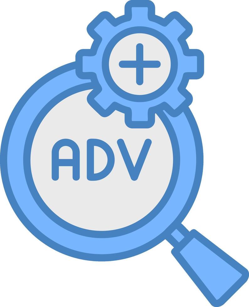 Advanced Search Modern Shape Pattern vector