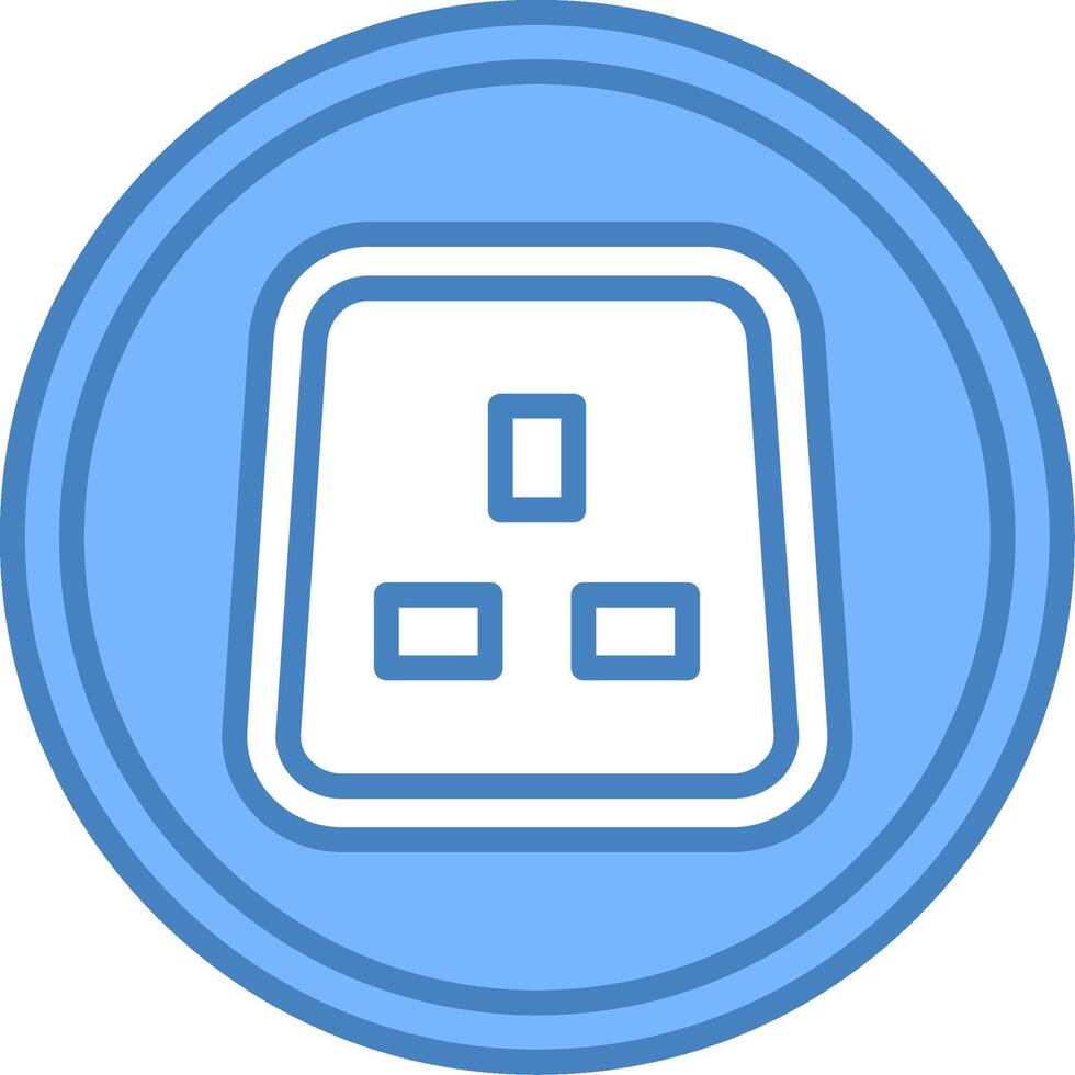 Electric Plug Digital Sketch Object vector