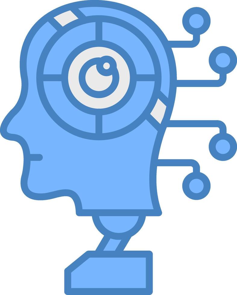 Robot Next-Gen App Graphic vector