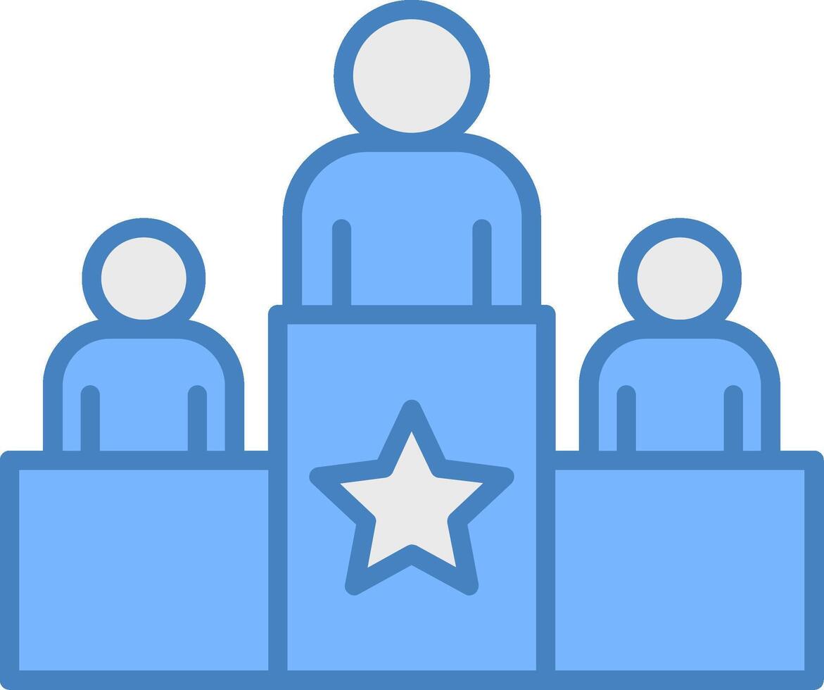 Team Leader Cool Tone Object vector