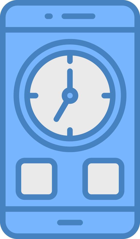 Alarm Premium Grid Symbol vector