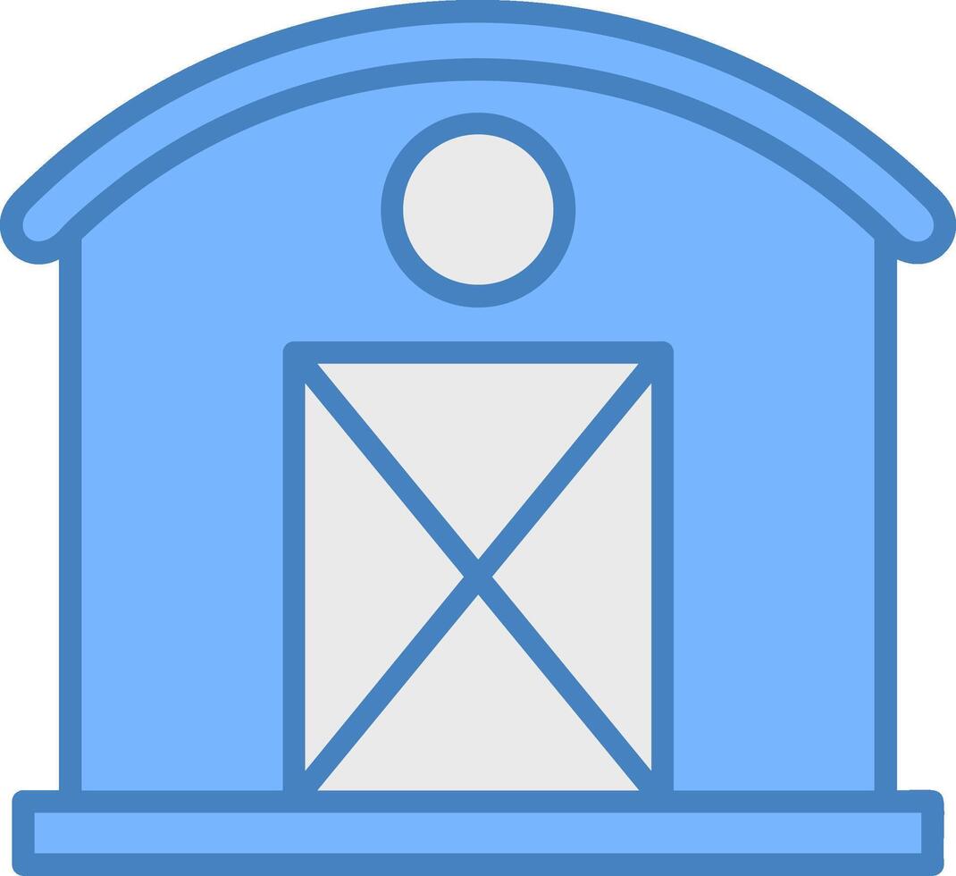 Barn Simple Frame Object vector