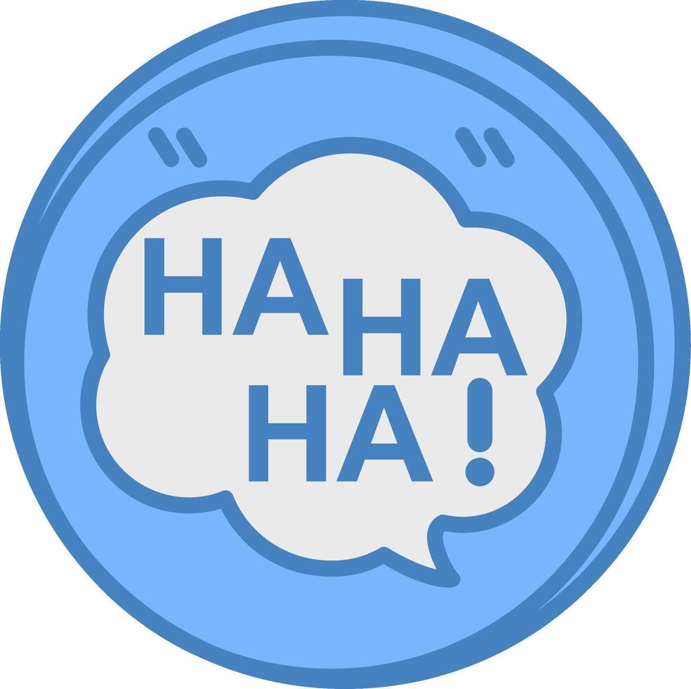 Haha Bold Grid Emblem vector