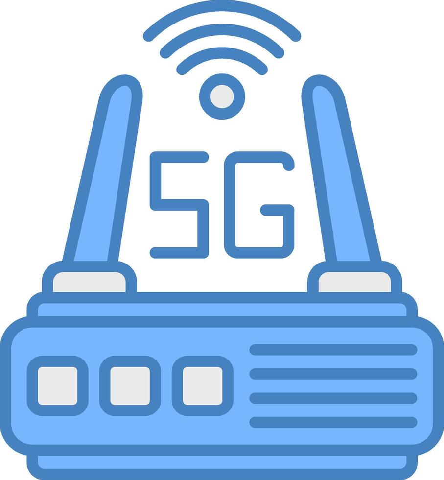 5g Trendy Design Stamp vector