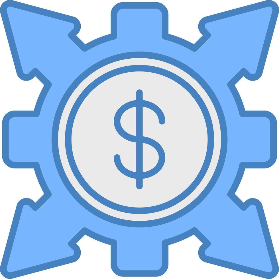 Business Flat Design Token vector