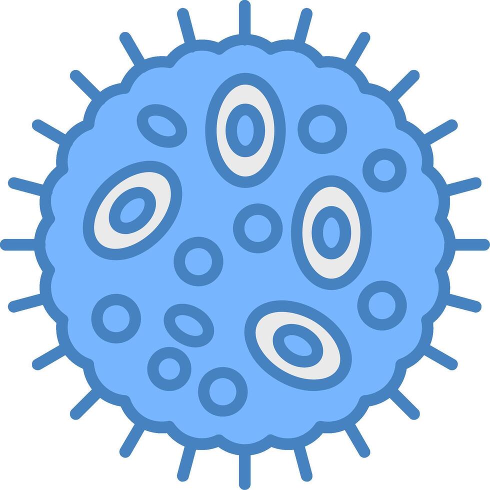 White Blood Cell Flat Design Token vector