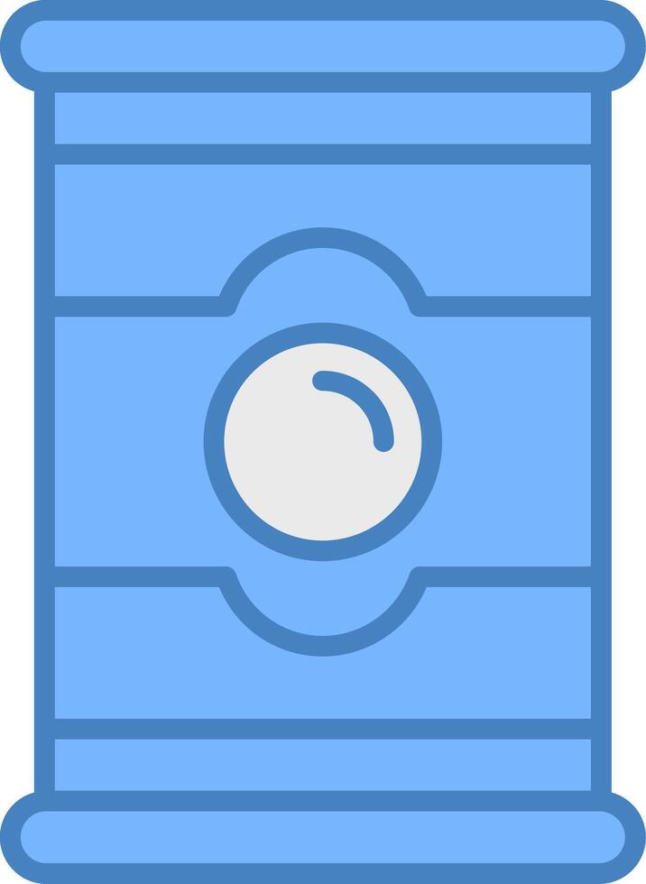 Tinned Food Styled Badge vector