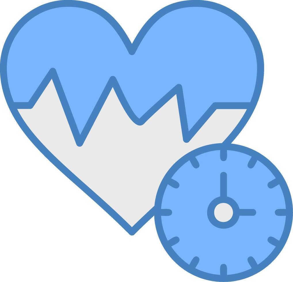 Cardiac Trendy Design Stamp vector