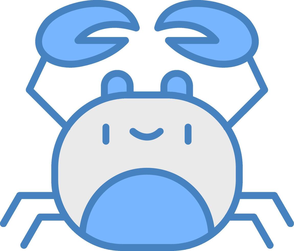 Crab Light Sketch Form vector