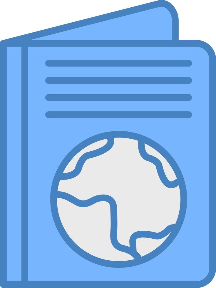 Guide Book Pastel Grid Symbol vector