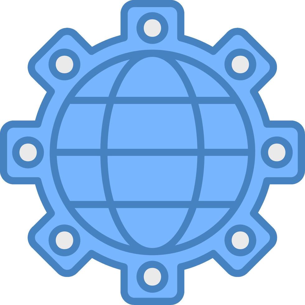 Global Economy Crystal Clear Object vector