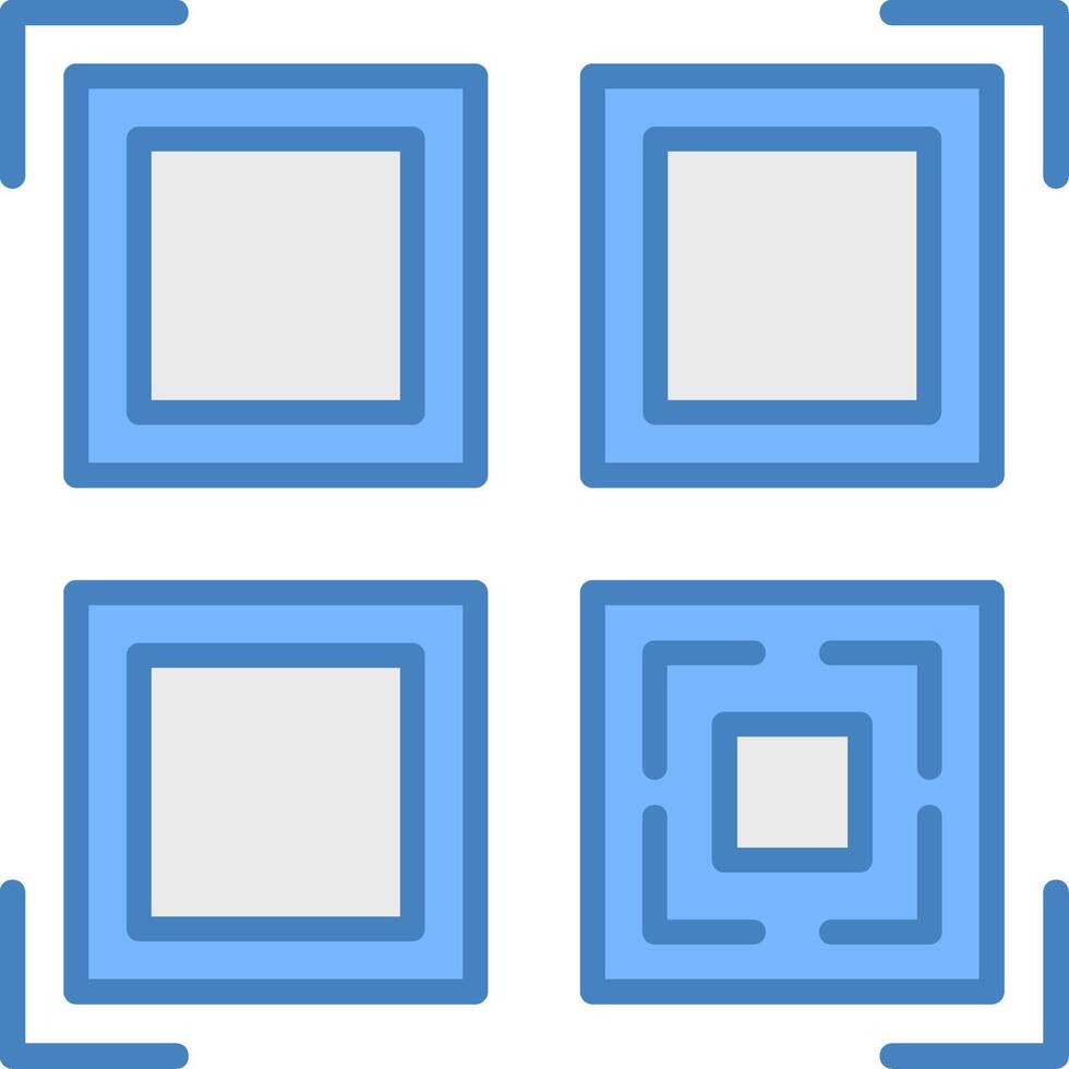 Qr Code Scan Smart Grid Unit vector