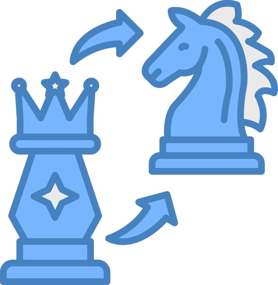Castling Artistic Piece vector