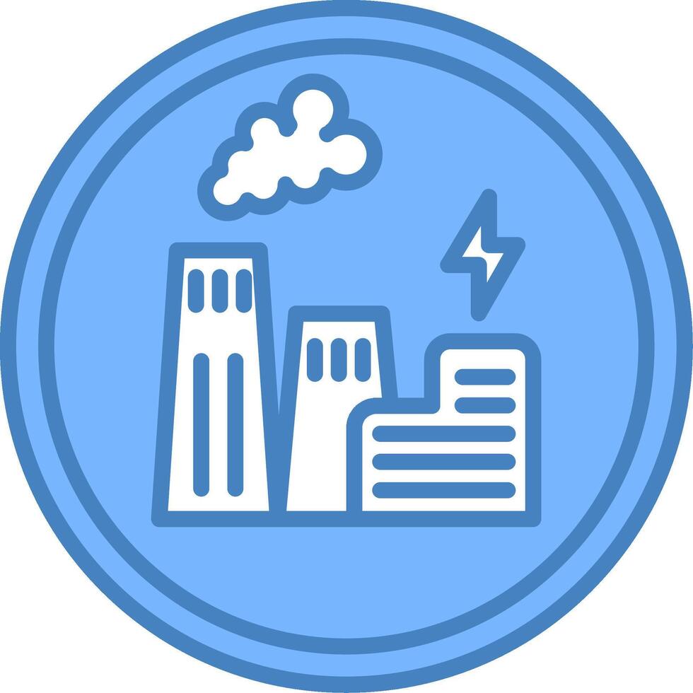 Power Plant Simple Frame Object vector