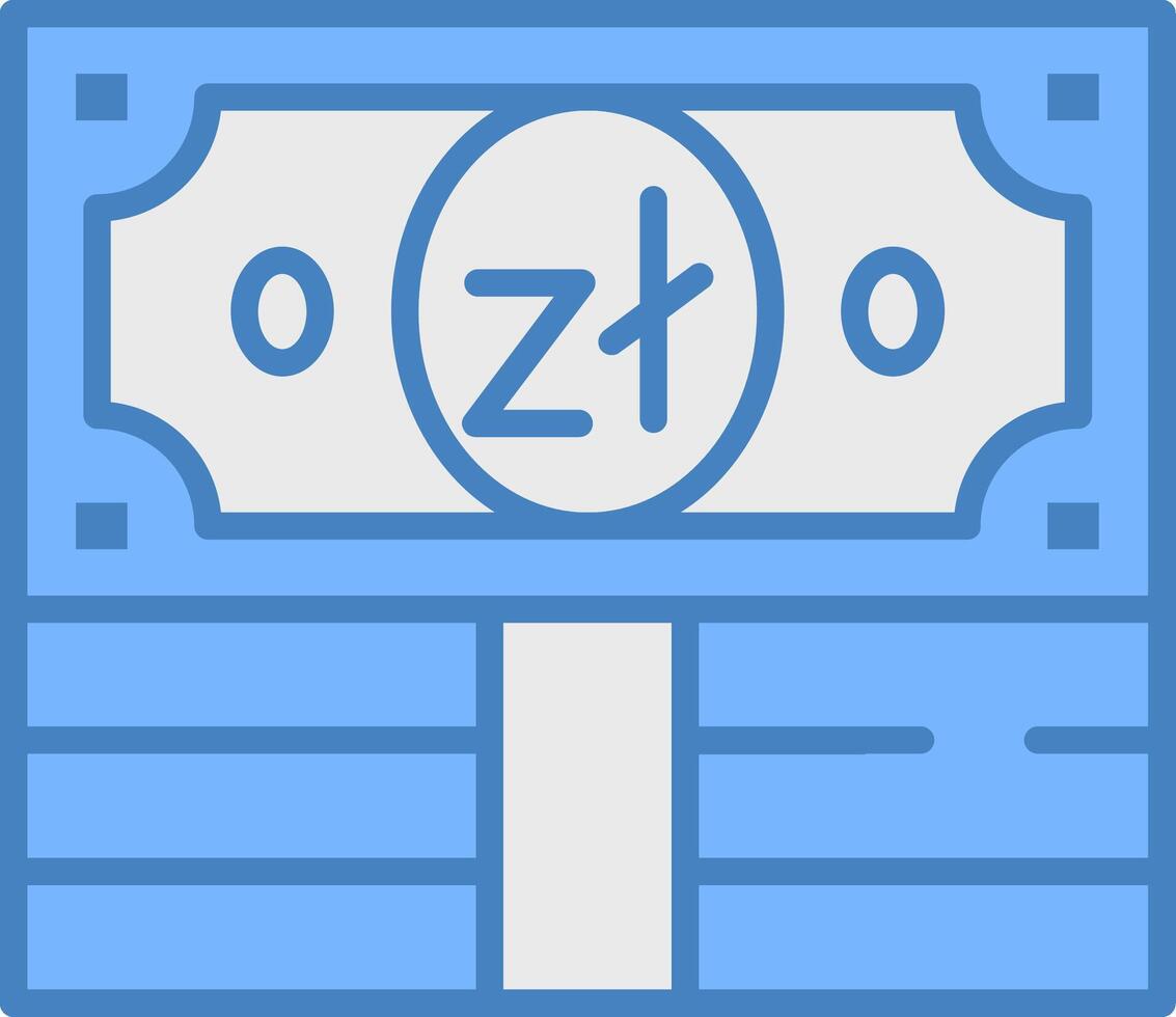 Zloty Artistic UI Stamp vector