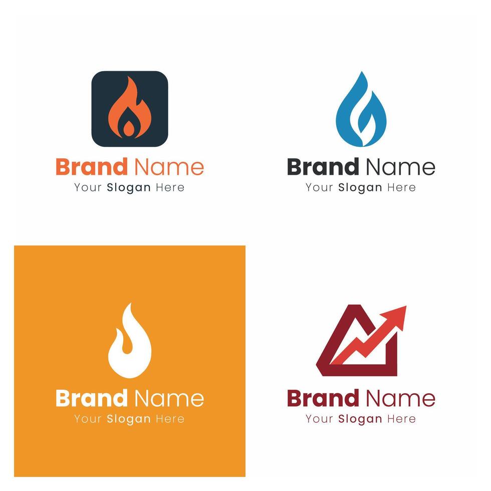 Exploring Creative Logo Design Concepts for Brand Identity Development and Visual Communication Strategies vector