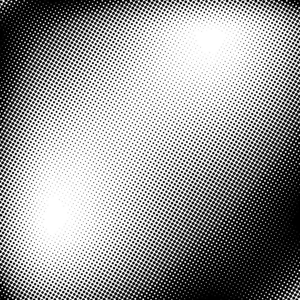 Halftone background. Grunge halftone pop art texture. White and black abstract wallpaper. Geometric retro vector