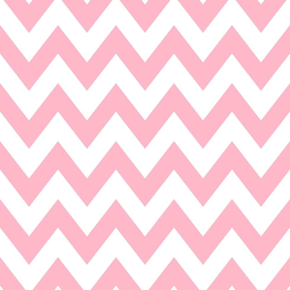 Pink zigzag seamless pattern. Chevron fabric texture. Abstract zig zag wallpaper vector