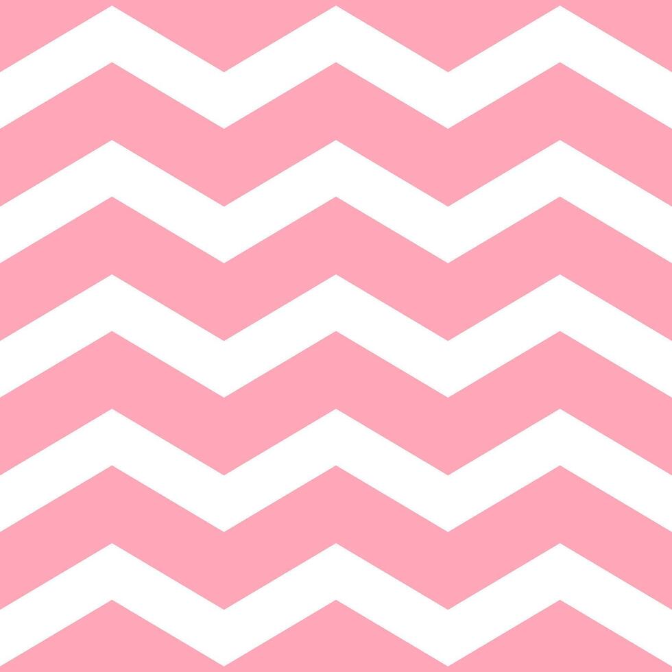 Pink zigzag seamless pattern. Chevron fabric texture. Abstract zig zag background. Repeating wallpaper. vector