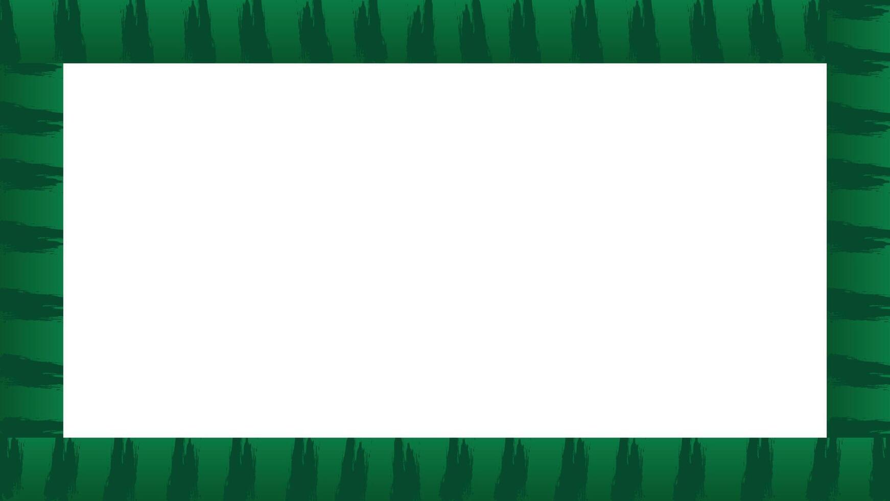 Watermelon background. Frame border with watermelon rind pattern and green stripes on transparent background vector