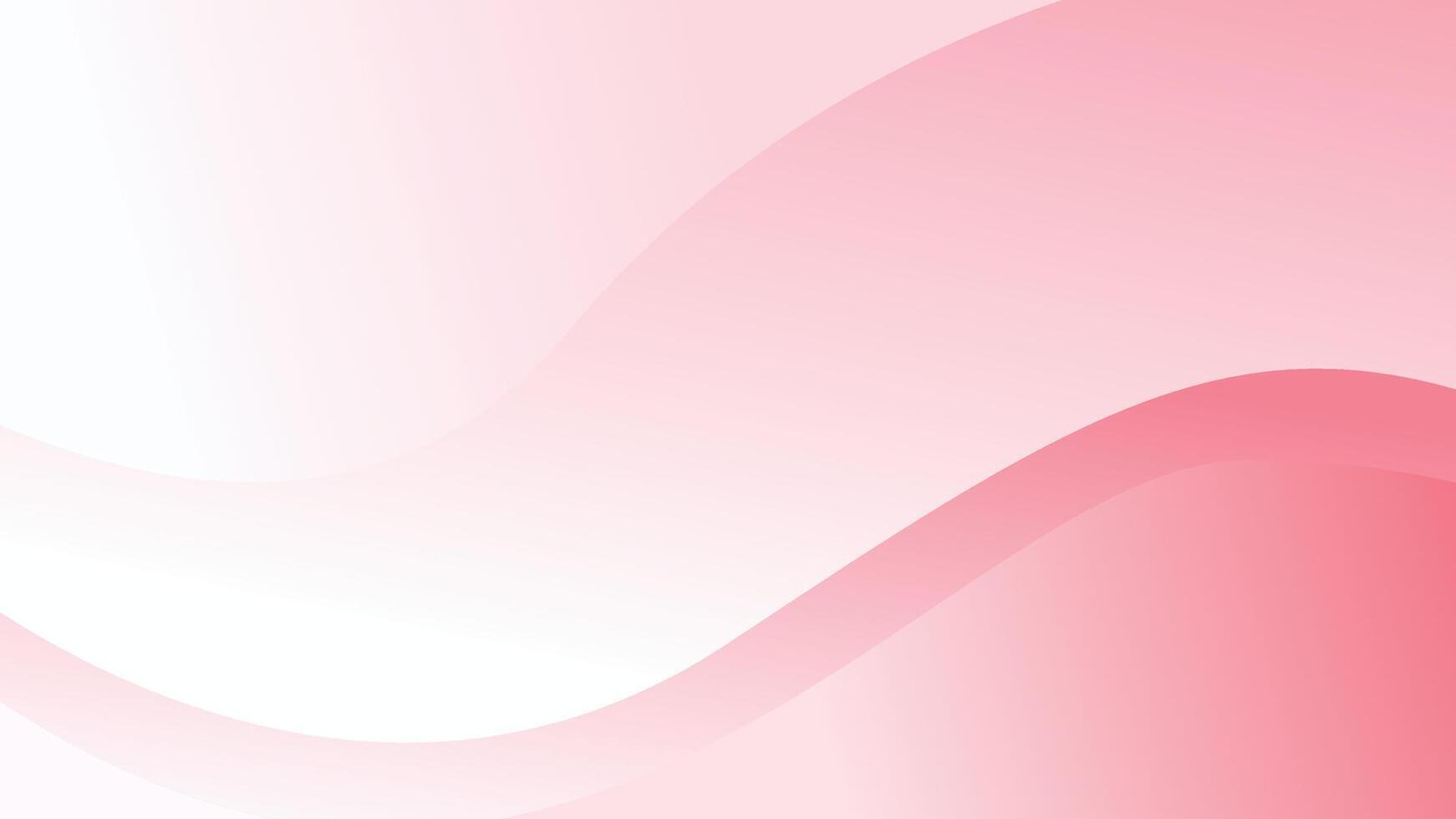 Abstract pink wave or curve gradient background vector