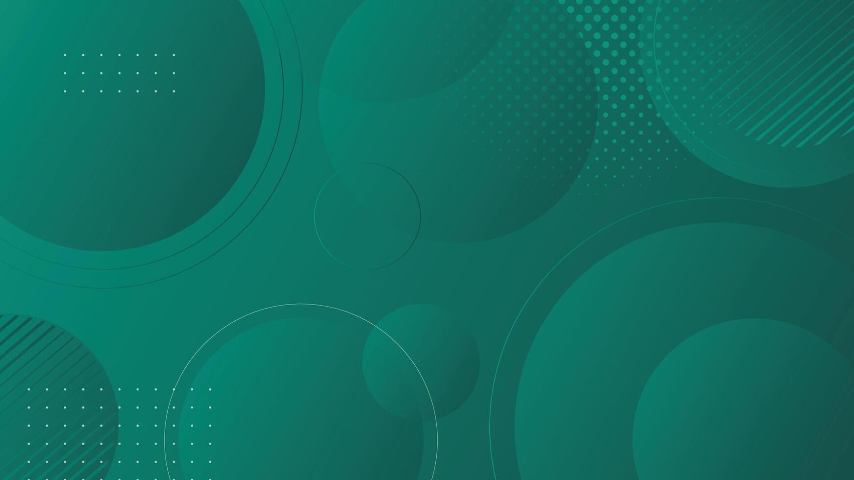 Stylish green background featuring abstract circles dots and lines perfect for banners, posters, presentations, digital artwork, web designs, and creative graphic projects vector