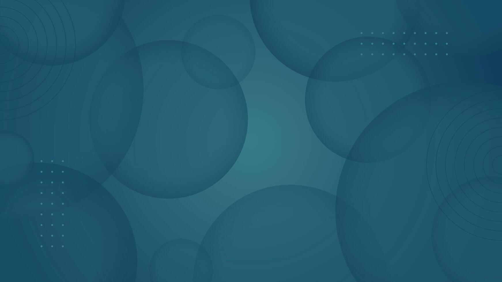Stylish dark teal abstract background featuring layered transparent circles and subtle geometric elements perfect for banners, posters, presentations, digital designs, and web projects vector