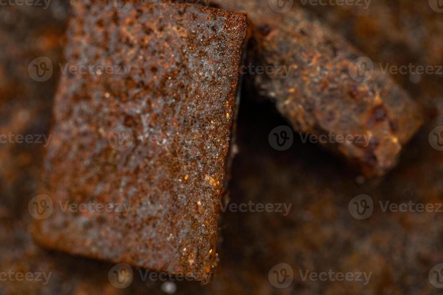 Close-up of a Rusty Bolt and Nut photo