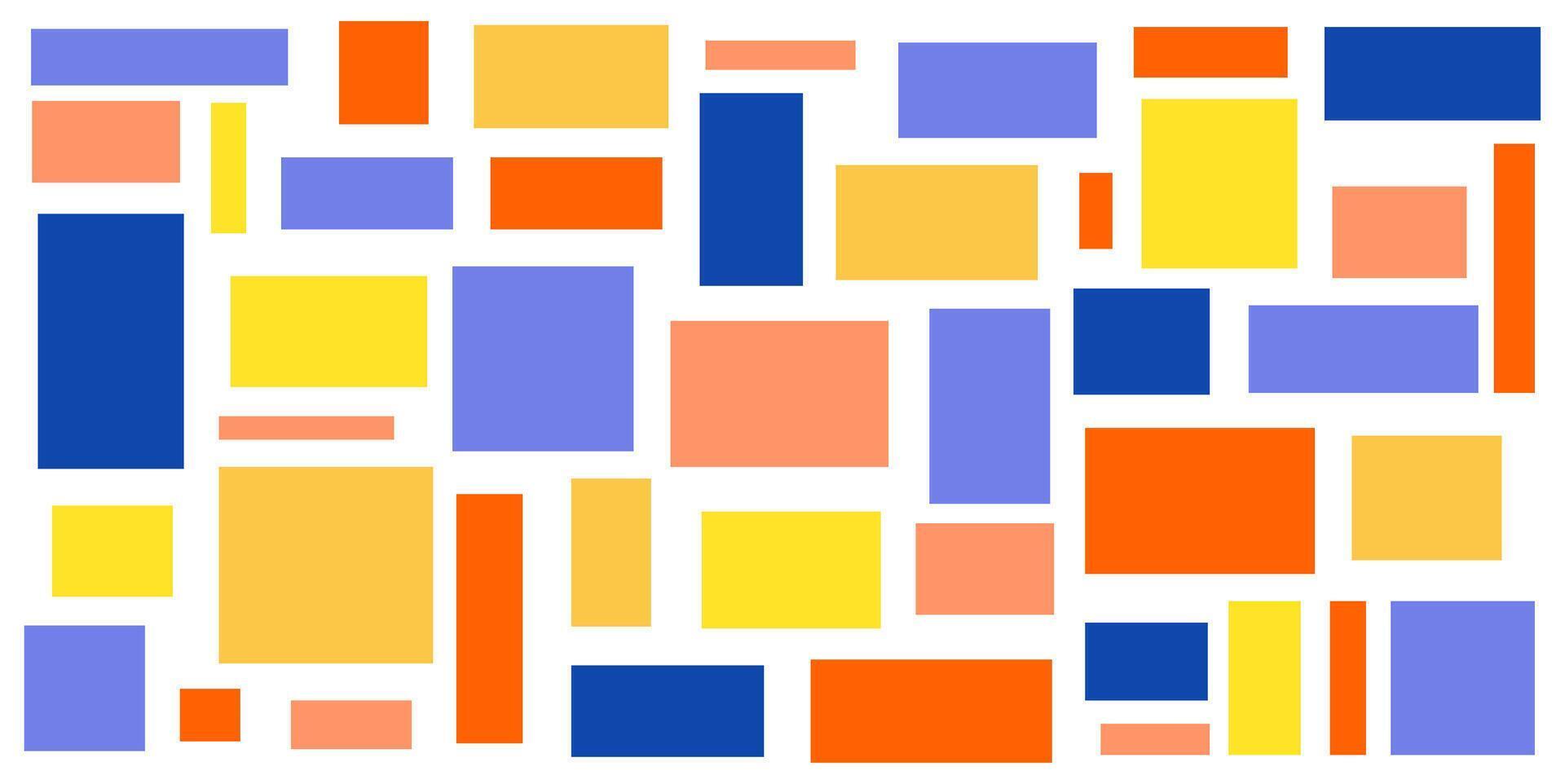 Colorful geometric background, geometric pattern texture, random square shape pattern, abstract square with cherfull colors vector