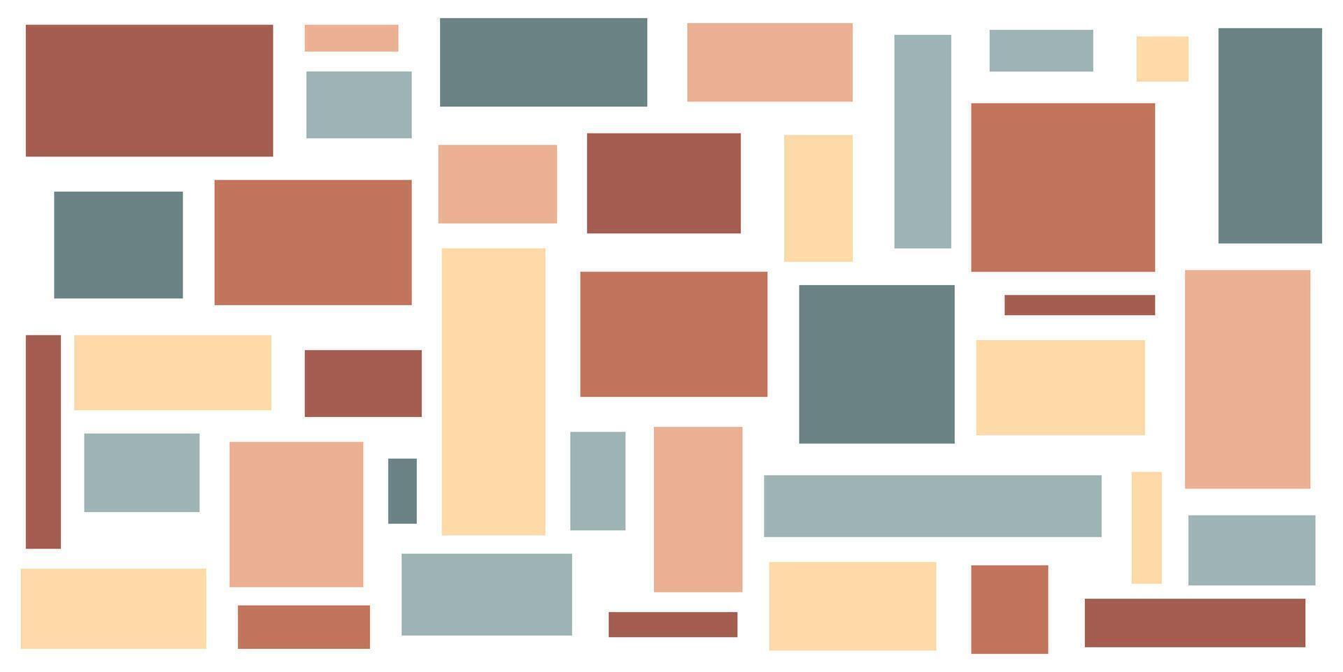 Geometric background, random square shape pattern, abstract square with cherfull colors vector